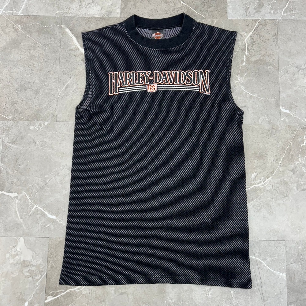 90s Vintage Harley Davidson Graphic Tee Mens Medium Sleeveless Shirt Tank Top